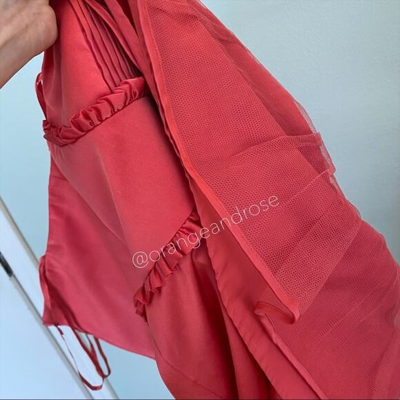 NWT BCBGMAXAZRIA Pink Mini Strapless Dress 6 - Picture 6 of 8